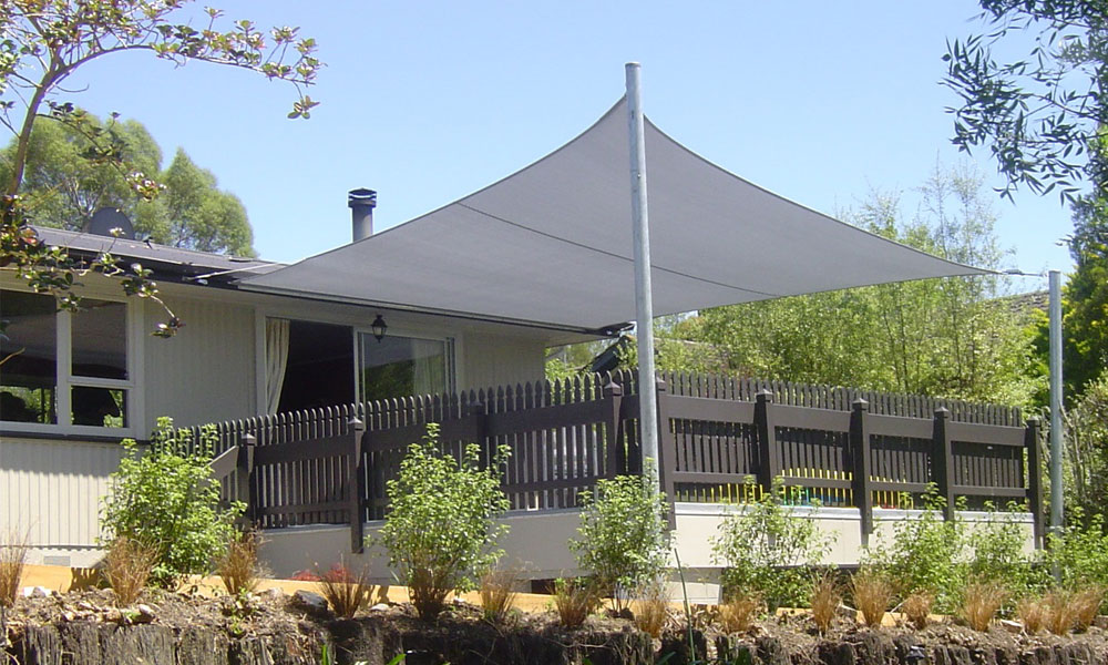 Durable Shade Sails for outdoor deck in New Zealand