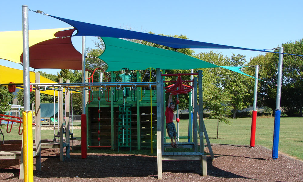 Shade sails for school playgrounds