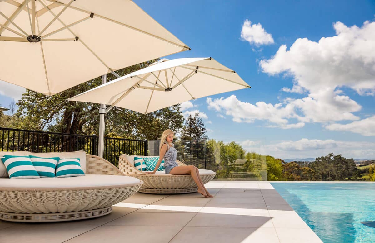 Shade7 Riviera Is it the best cantilever umbrella in NZ? SUNSHADE