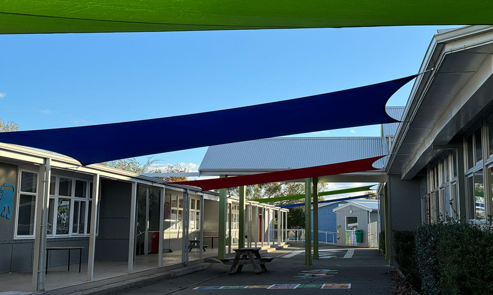 Smart Extreme32 Shade Sail design for Lakeview School