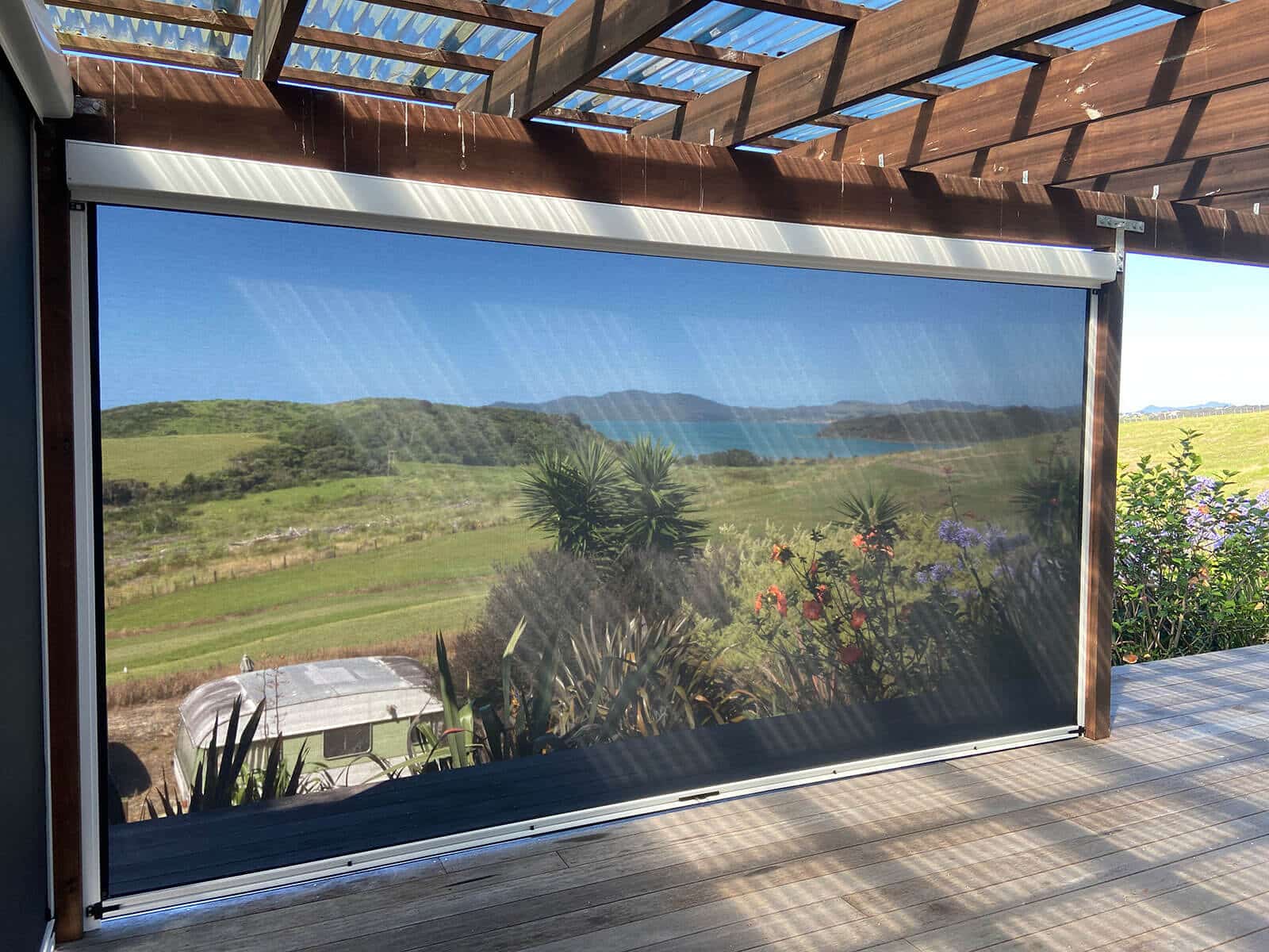 Ziptrak® Outdoor Blinds at the Bach